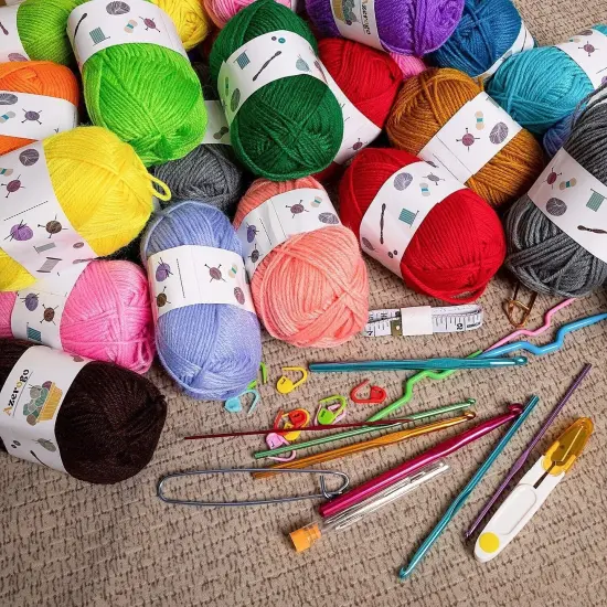 Acrylic Yarn Skeins for Knitting and Crochet {2}