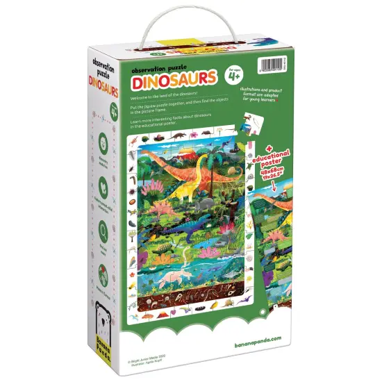 Observation Puzzle Dinosaurs, Age 4+ {3}