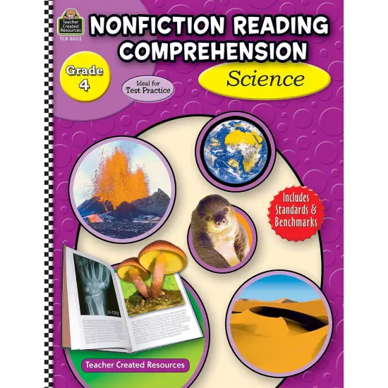 Nonfiction Reading Comprehension: Science, Grade 4 {1}