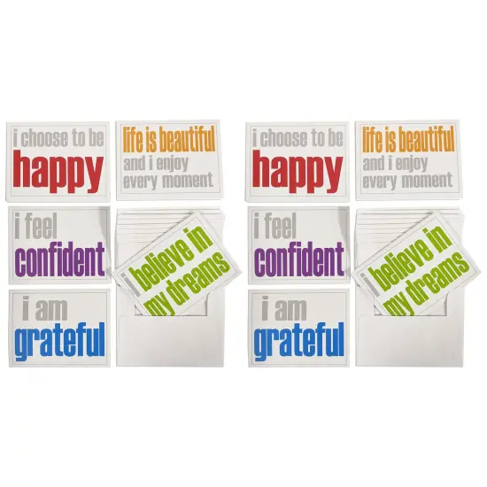 Note Cards with Envelope, Confidence Booster Set, 10 Per Set, 2 Sets {1}