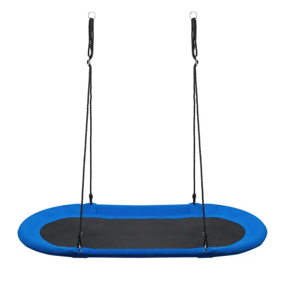 60 Inch Saucer Surf Outdoor Adjustable Swing (Only swing) Blue and Black {3}