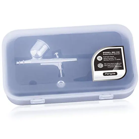 Airbrush Mounted 0.3mm Nozzles and Needles for Cake Decorating, Painting, Tattoo, Models Art,Craft and so on {4}