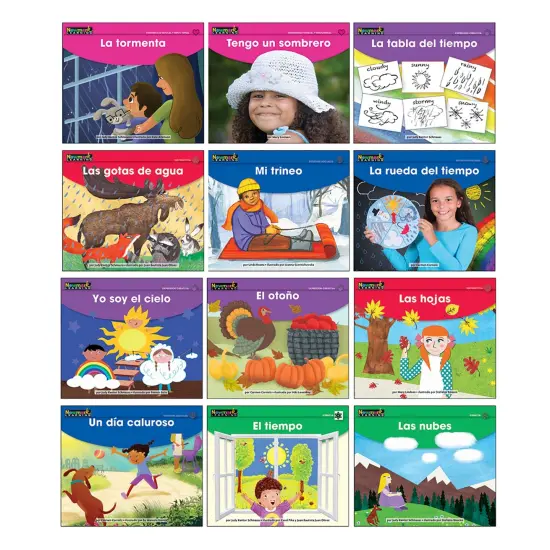 Early Rising Readers Weather Theme Set, Spanish {1}