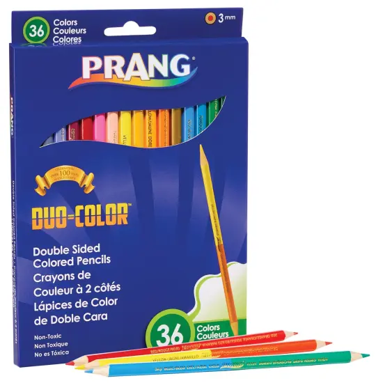 Duo Colored Pencils, 36 Color Set, 3 Sets {3}
