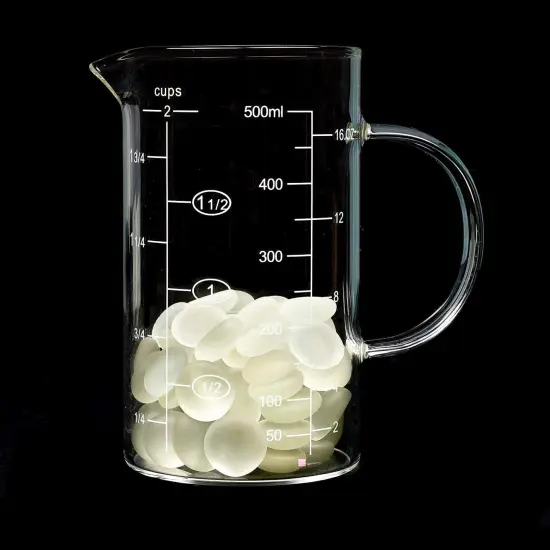 Flat Marbles Vase Filler - 0.68 Lb (70 pcs) Frosted White Glass Pebble Vase - Clear Glass Stones for Vases - Flat Glass Marble for craft and Home d&eacute;cor - Aquarium Glass Marble filler {4}