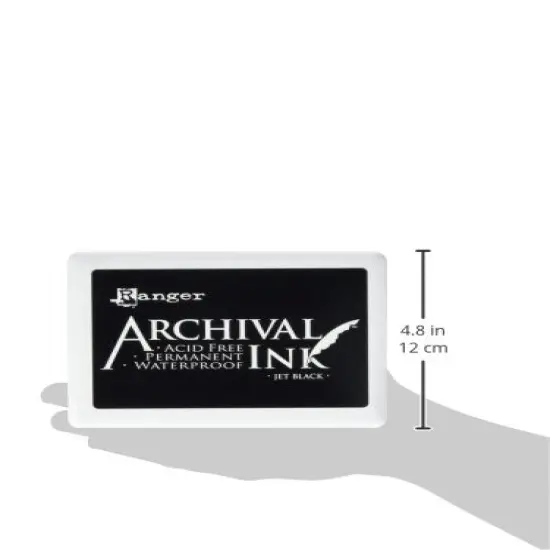 Archival 3 Jet Ink Pad Jumbo Black {1}