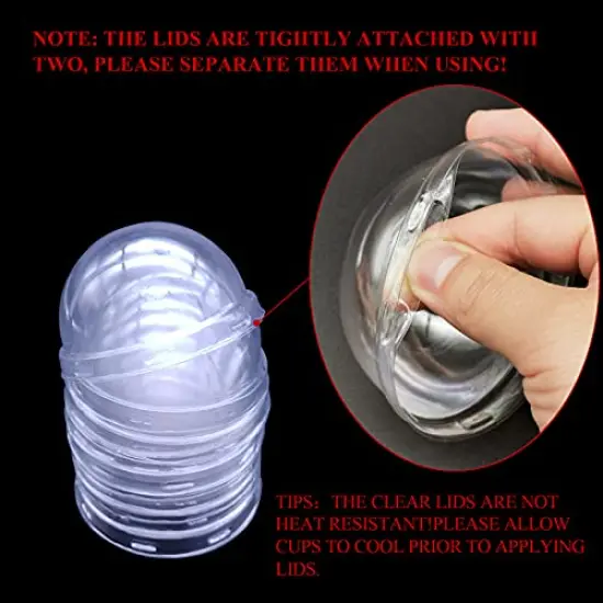 100 Sets Cupcake Liners And Wrapers With Lids ,5.5 Oz Large Foil Muffin Tins Or Liners,Disposable Baking Cups, Cupcake Wrappers Holders For Wedding Valentine-Pink in gold {5}