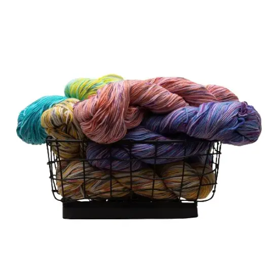 Hand-Dyed Cashmere Yarn Blend for Crochet and Knitting Turquoise bluepurple {4}