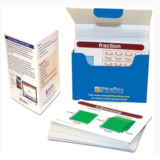 Math Vocabulary Flash Cards, Grades 3-5 {1}