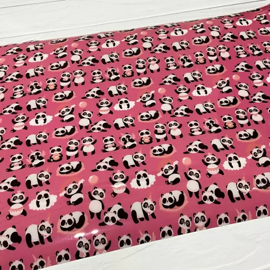 Pink Party PandasTPU Vinyl {1}