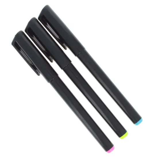 UV Theft Detection Pen - 3 Colors Invisible Ink Security Marker Blue {5}