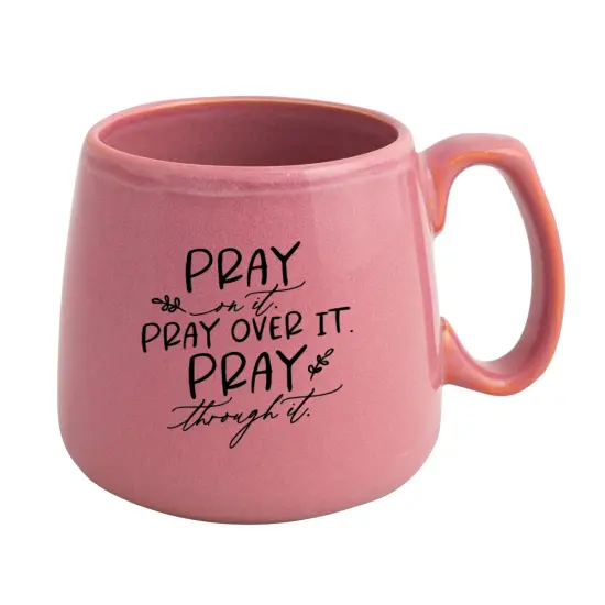 Pray On It Designer Ceramic Heirloom Mug - Holds 15 Oz {1}