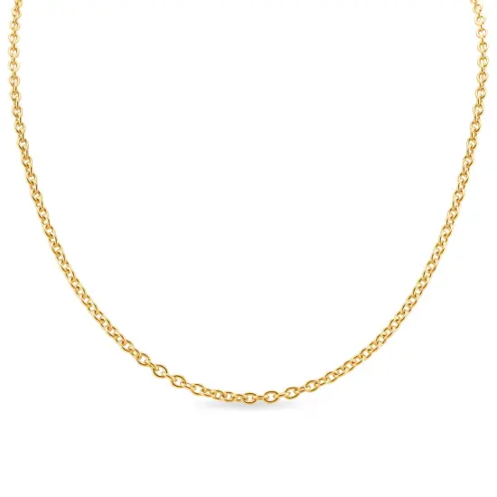 Stainless Steel Loop Chain Necklace {3}