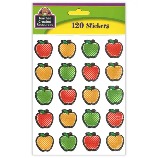Dotty Apples Stickers, 120 Per Pack, 12 Packs {2}