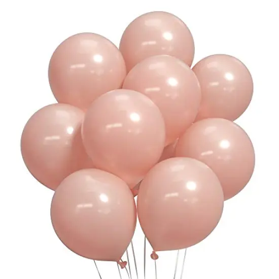 50 Pieces Dusty Pink Balloons 12 InchRose Pink Balloon for Sweet 16 Birthday Engagement Wedding Bridal Baby Shower Graduation Birthday Party Decorations {2}