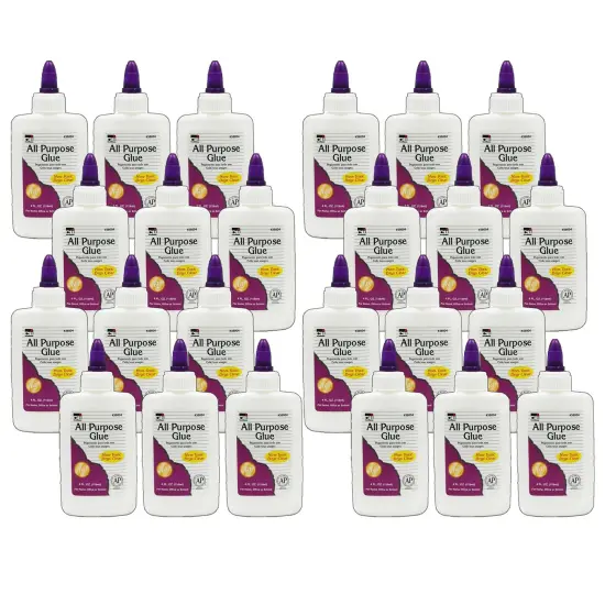 All Purpose Glue, 4 oz., 24 Bottles {1}