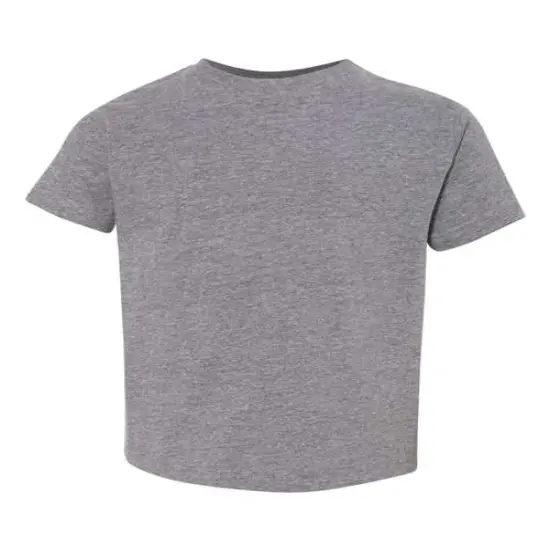 Rabbit Skins&reg; Toddler Fine Crewneck Short Sleeve Jersey Tee - 3321 Granite heather {1}