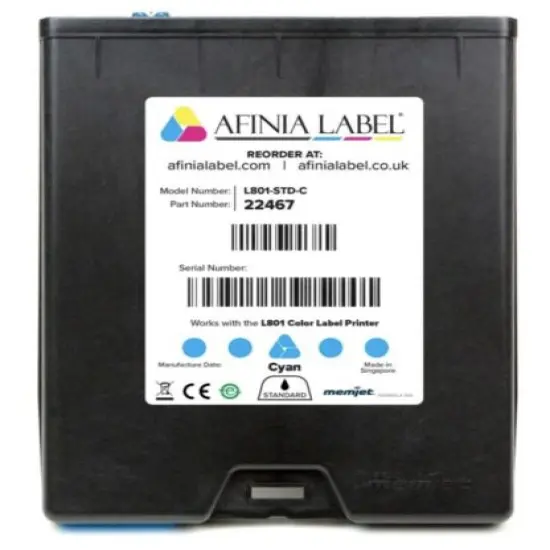 Afinia L801 Memjet Cyan Ink Cartridge 250 ml 22467 {1}