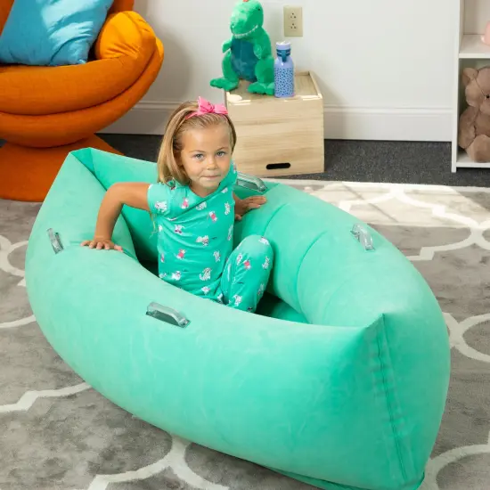 Comfy Hugging Peapod Sensory Pod, 60", Ages 6-12 Up to 3-5'1" Tall, Green {4}