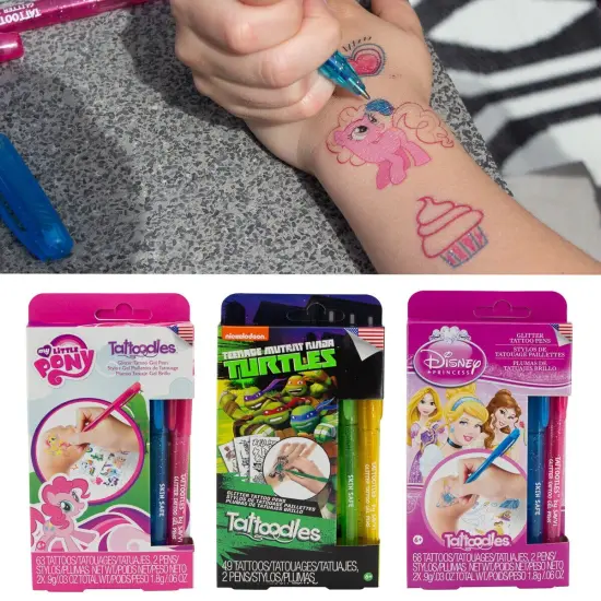Savvi Gel Pens with DIY Glitter Temporary Tattoos for Kids' Art Crafts {2}