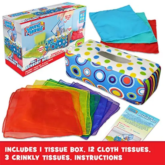 Montessori Toy for Babies and Toddlers Tissue Box Learning Toys for 5 Months + STEM Educational Toys for Toddler Infant Babies (Large) {1}