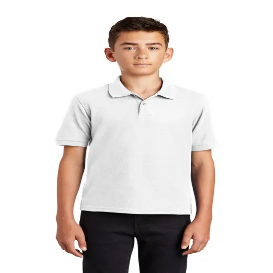 Polo Shirt for Youth's Trendy Fashion | RADYAN&reg; White {1}