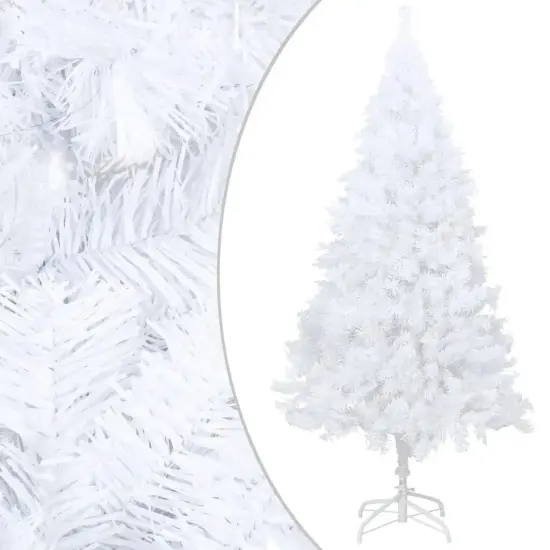4 ft White Christmas Tree with Thick PVC Branches {5}