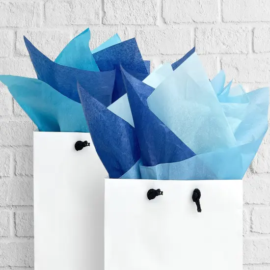 Wrapables Tissue Paper 20 x 28 Inch for Gift Wrapping, Arts & Crafts, Paper Flowers, Garlands, Tassels (60 Sheets) Blue {3}
