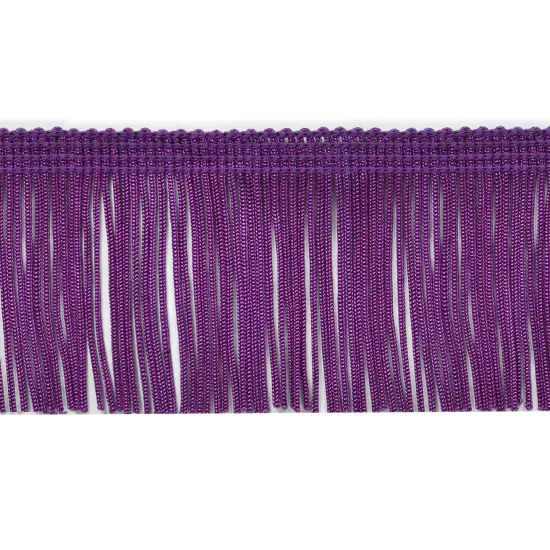 20 Yards of 2" Chainette Fringe Trim | 20 yard cut Berry {1}