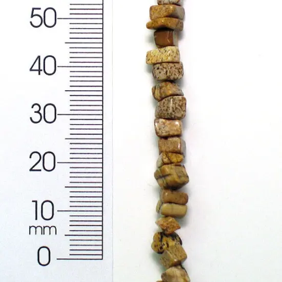 6 Packs of Jasper Chips - 2 x 8" Strand {1}