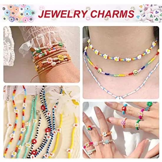 14400 pieces 72 Colors, 3mm Glass Seed Beads for Bracelet Making Kit, Small Beads for Jewelry Making with Letter Beads for Crafts Gifts {5}