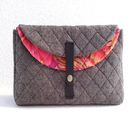 [DIY Bag Pattern] New Moon Clutch {1}