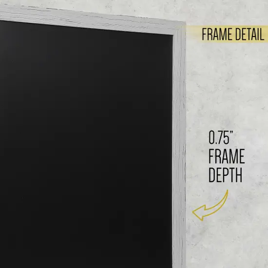 HBCY Creations Magnetic Wall Chalkboard, Framed Decorative Chalkboard with Eraser - For Kitchen, Weddings, Restaurant Menus and More! {4}