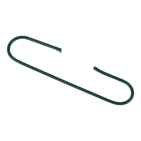 Northlight Club Pack of 100 Forest Green Christmas Ornament Hooks 1.5" {3}