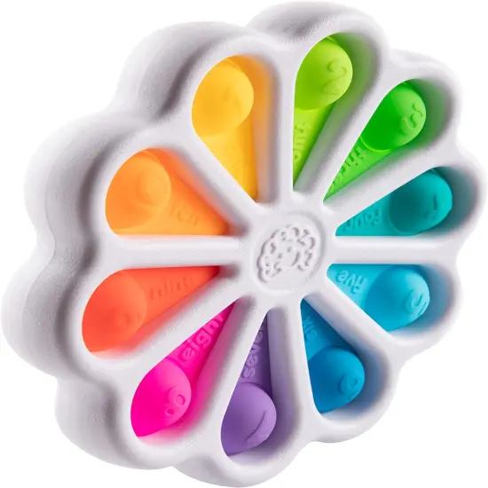 Fat Brain Toys Dimpl Digits, Number Learning Toy for Toddlers, Early Development, Educational, Push and Pop, Sensory Toy for Babies, Colourful Toy for Boys and Girls Aged 2 Years and Older {2}
