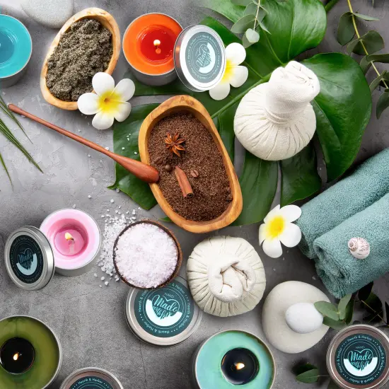 Hearth & Harbor Stainless Steel Candle Tins with Lids {4}