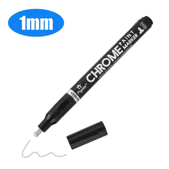 3Pcs Liquid Chrome Marker Pens for Glass and Plastic 1mm marker pen(1pcs) {1}