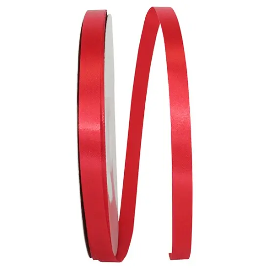 Florist Ribbons --- ⅜ inch x 100 yards --- Satin / Acetate Supreme Cooler Ribbon -- Red Valeria Color {1}