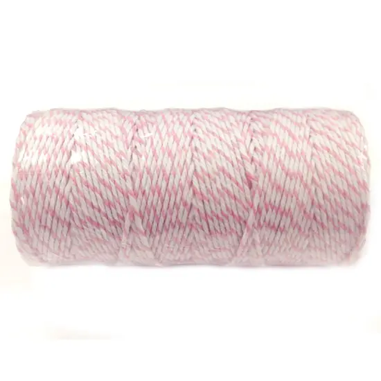 Wrapables Cotton Baker's Twine 12ply 110 Yard, Pink {1}