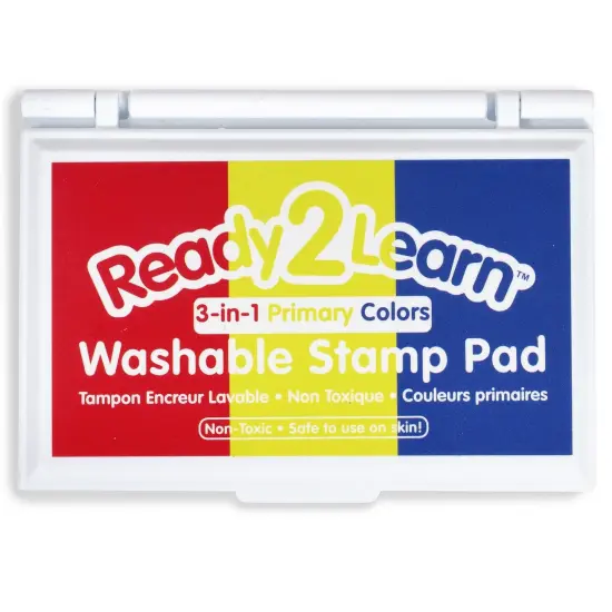 Washable Stamp Pad 3-in-1 - Primary Colors - Red, Yellow & Blue - Pack of 3 {2}