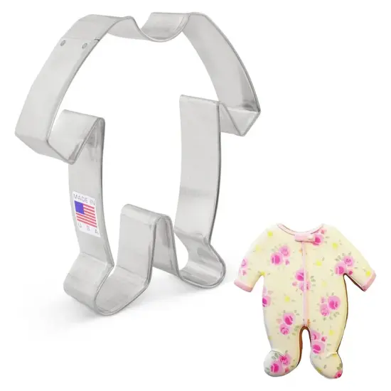 Ann Clark Baby Footie Pajamas PJs Cookie Cutter, 4.5" {1}