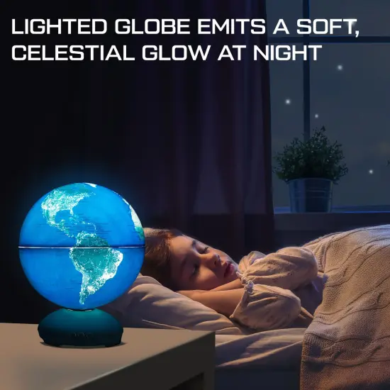 USA Toyz CityScapes Illuminated Globe for Kids Learning {4}