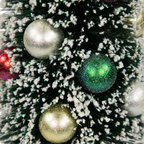 Northlight 15" Green Frosted Sisal Pine Artificial Christmas Tabletop Tree {7}