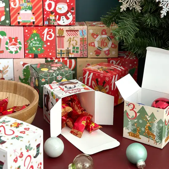 Wrapables Christmas Advent Calendar Countdown Gift Boxes {6}