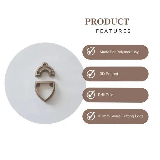 Abstract Polymer Clay Cutter Set by Hello Cutters {2}