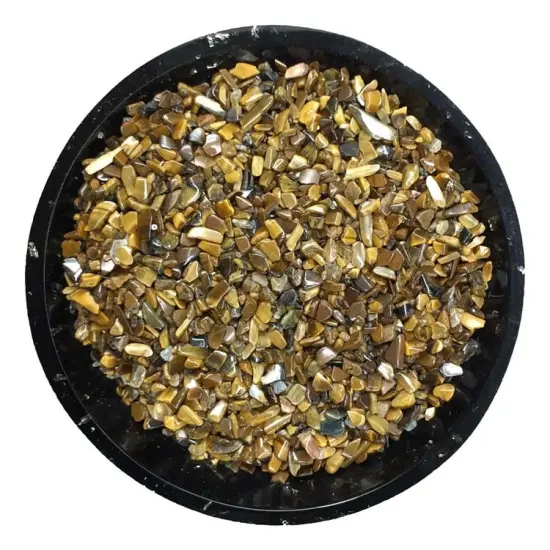 Gold Tiger Eye Tiny Crystal Chips &ndash; Size 00 {1}