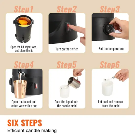 10L Electric Wax Melter for Commercial or Home Candle Making {3}