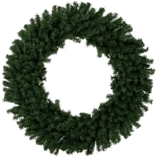 Northlight Canadian Pine Artificial Christmas Wreath - 48" - Unlit Green {1}