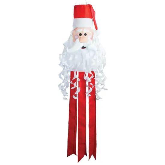 In the Breeze 5226 — Santa 3D Windsock — Fun St. Nick Holiday Christmas Outdoor Porch Decoration {1}