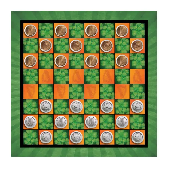 Irish Checker Coin Checker Set {2}